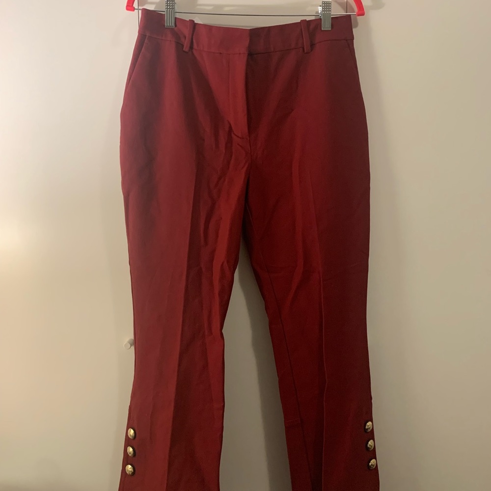 BNWT red currant pants size 8 10 Crosby Derek lam